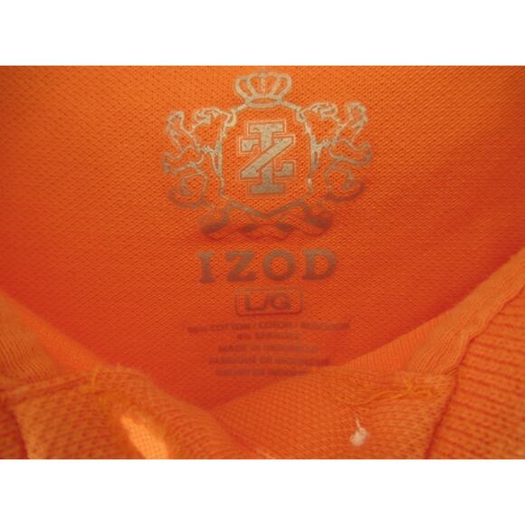 Pair of Izod Mint Green and Orange Polo Shirts - Picture 7 of 7